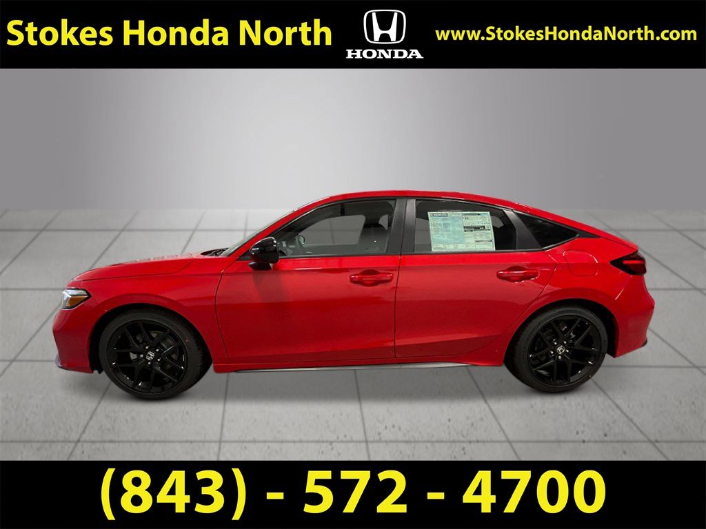 2026 Honda Civic Sport Red at Stokes Honda North