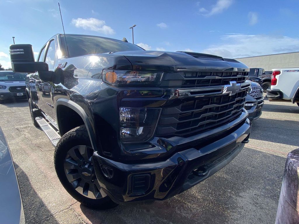Black 2024 Chevrolet Silverado 2500HD Pickup Truck Four-Wheel Drive Automatic