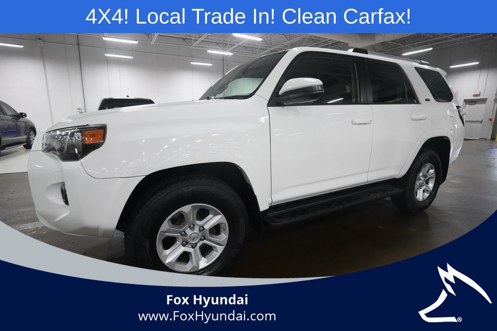 Super White 2020 Toyota 4Runner SUV / Crossover Four-Wheel Drive 5-Speed Automatic Overdrive