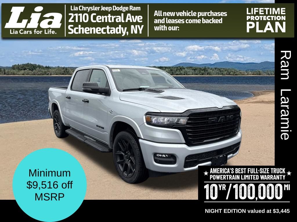 Silver Zynith 2026 RAM 1500 Pickup Truck Four-Wheel Drive 8-Speed Automatic