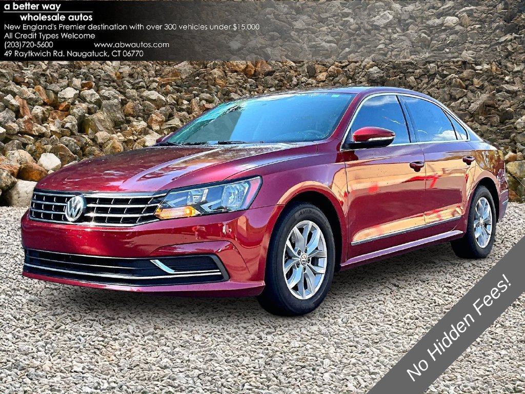 Fortana Red 2016 Volkswagen Passat Sedan Front-Wheel Drive 6-Speed Automatic