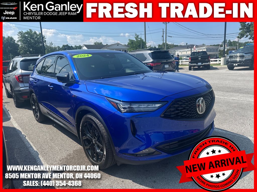 Apex Blue Pearl 2024 Acura MDX SUV / Crossover All-Wheel Drive Automatic