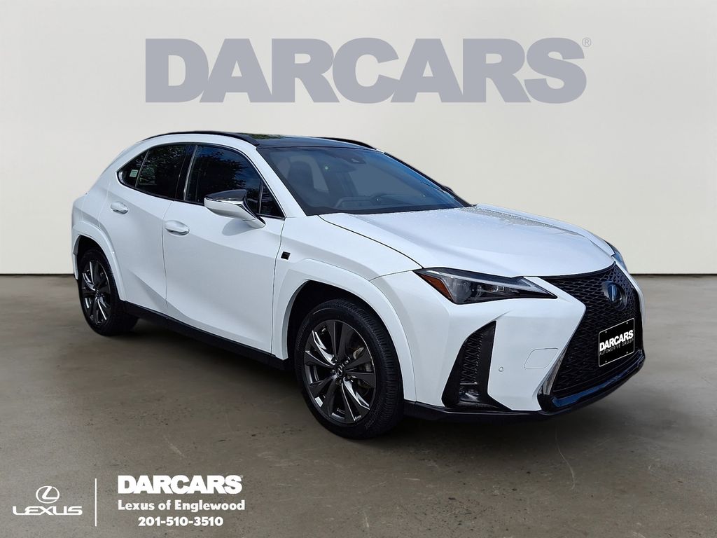 Ultra White w/Obsidian Roof 2024 Lexus UX Hybrid SUV / Crossover All-Wheel Drive Continuously Variable Transmission