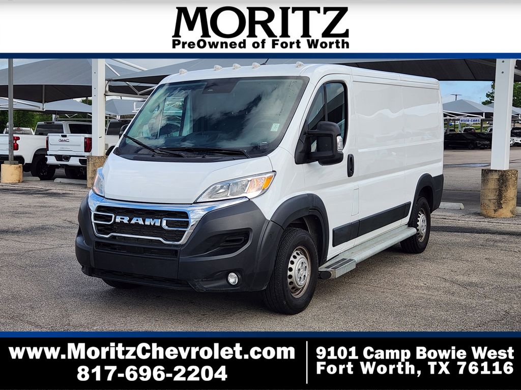 Bright White Clearcoat 2025 RAM ProMaster 2500 Tradesman 136 Low Roof Cargo Van FWD Van Front-Wheel Drive 9-Speed Automatic