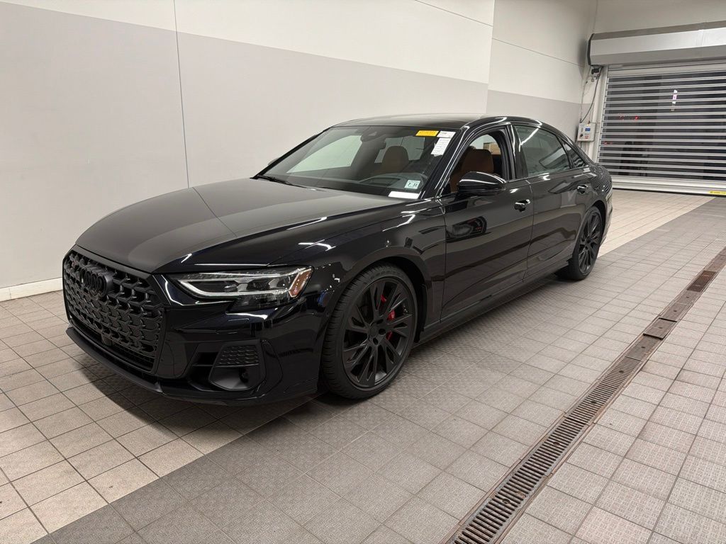 Sebring Black Crystal Effect 2026 Audi S8 Sedan All-Wheel Drive 8-Speed Automatic