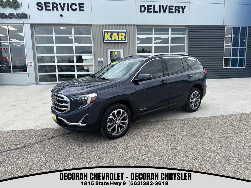 Blue 2018 GMC Terrain SUV / Crossover Four-Wheel Drive 9-Speed Automatic