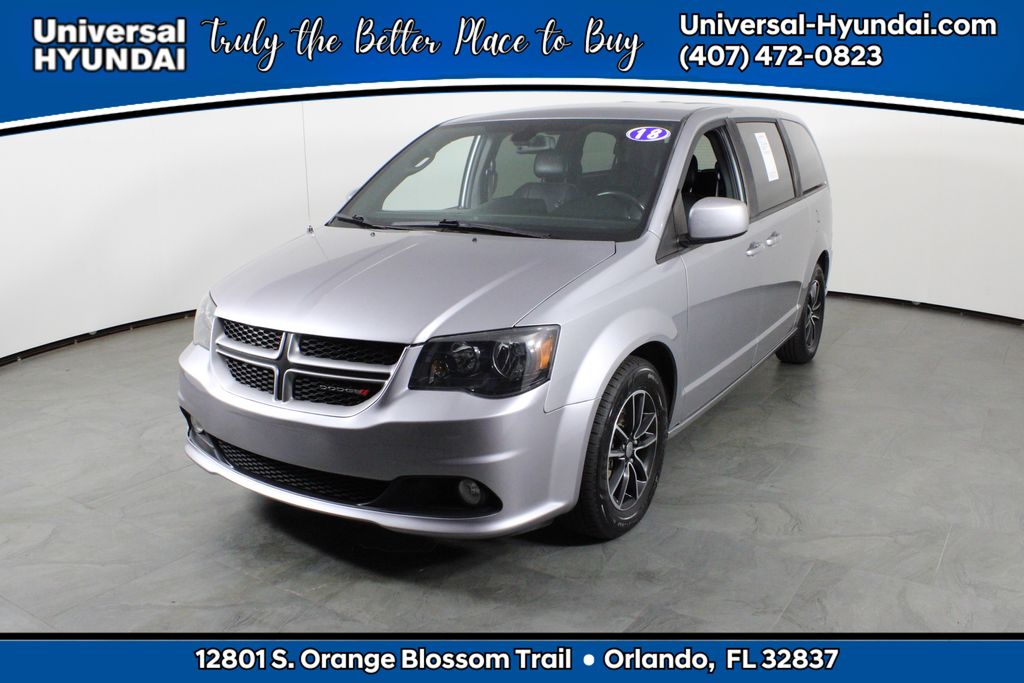 Billet Silver Metallic Clearcoat 2018 Dodge Grand Caravan Minivan Front-Wheel Drive 6-Speed Automatic