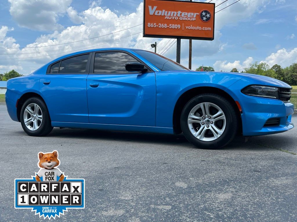 B5 Blue Pearlcoat 2023 Dodge Charger SXT RWD Sedan Rear-Wheel Drive 8-Speed Automatic