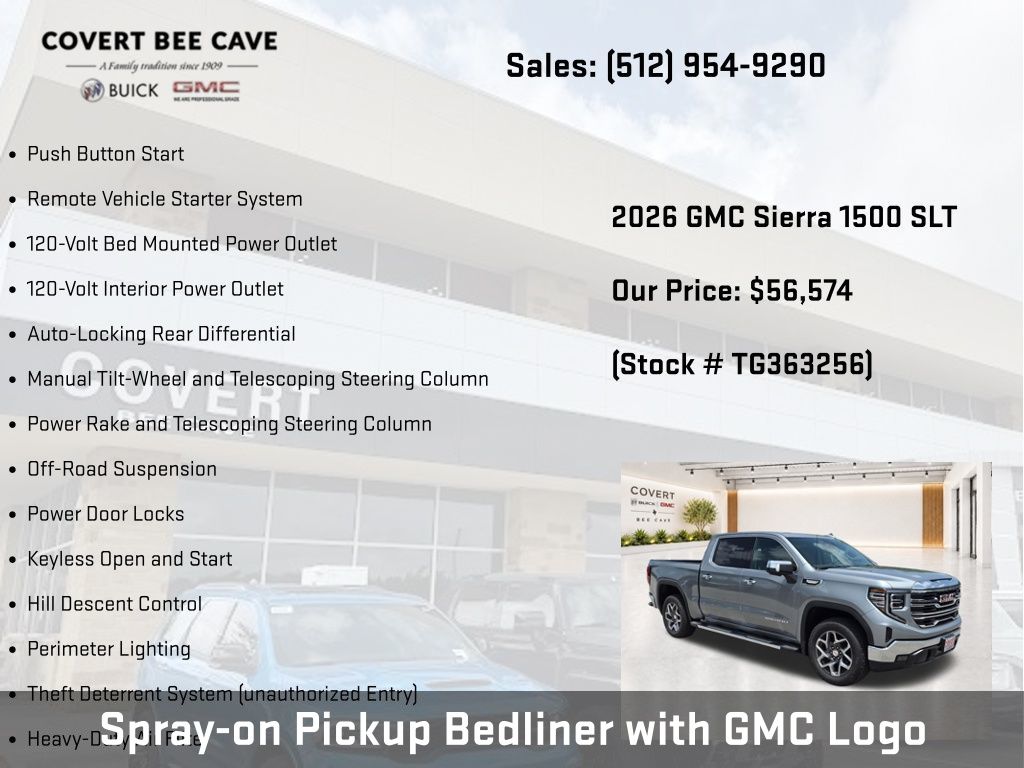 New 2026 Silver GMC SLT image 44