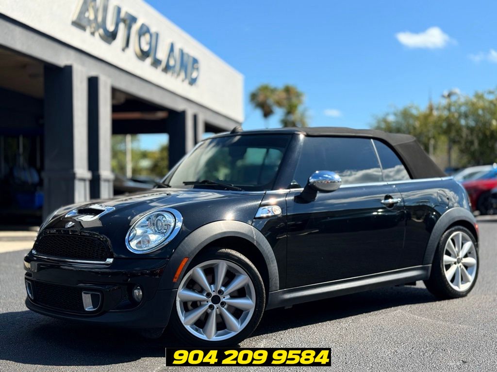 Midnight Black Metallic 2011 MINI Cooper S Convertible Convertible Front-Wheel Drive 6-Speed Automatic