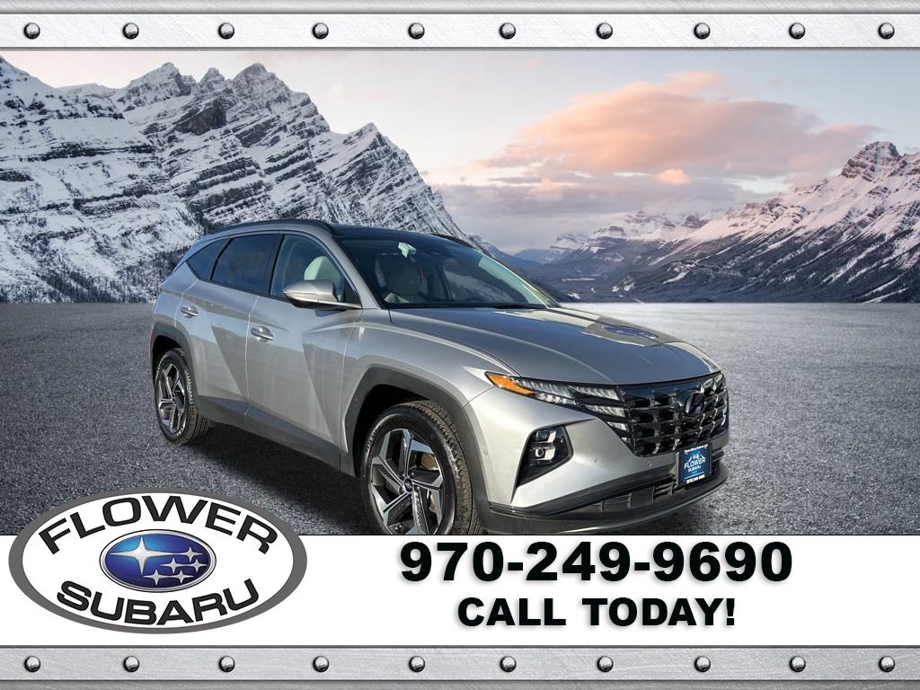 Shimmering Silver 2024 Hyundai Tucson SUV / Crossover All-Wheel Drive 8-Speed Automatic