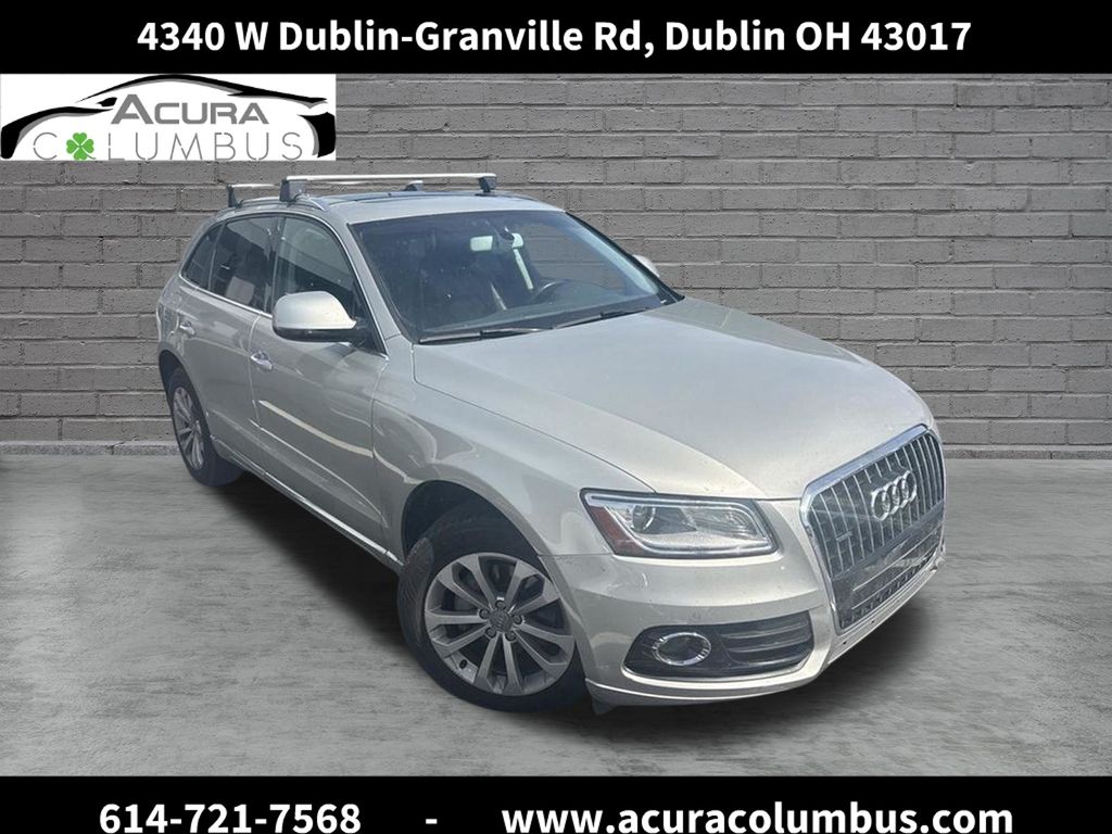 Silver Metallic 2015 Audi Q5 SUV / Crossover All-Wheel Drive 8-Speed Automatic