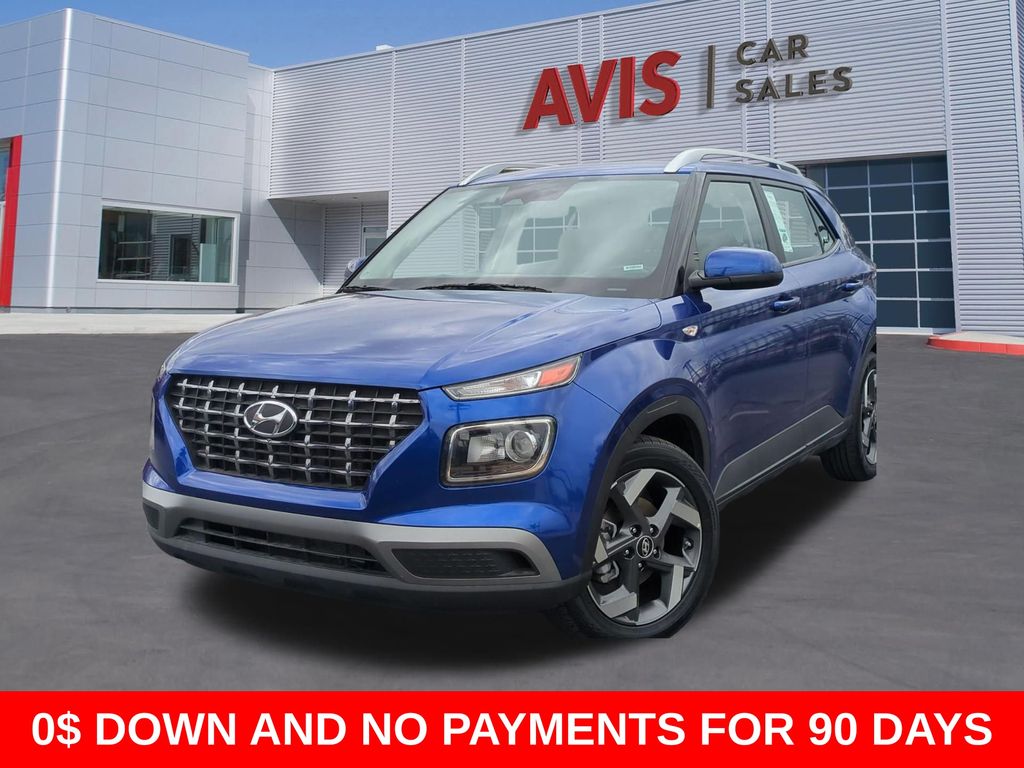 Intense Blue 2025 Hyundai Venue SEL FWD SUV / Crossover Front-Wheel Drive Continuously Variable Transmission