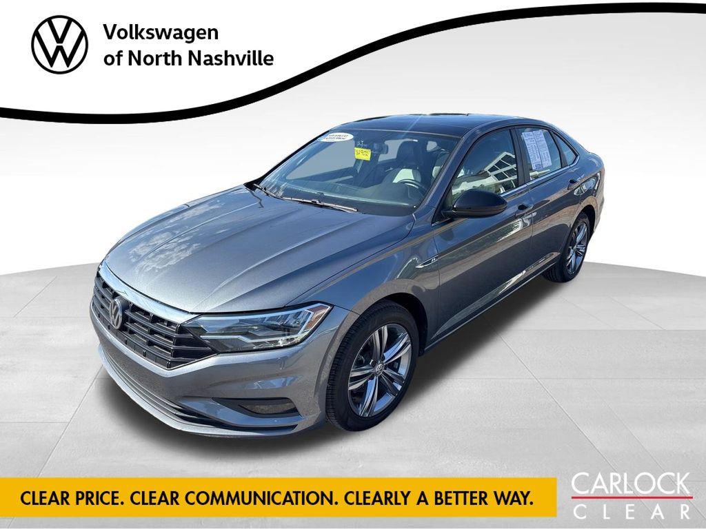 Platinum Gray Metallic 2019 Volkswagen Jetta R-Line FWD Sedan Front-Wheel Drive 8-Speed Automatic