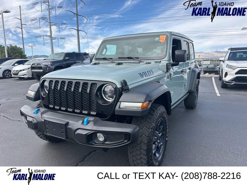 Earl Clearcoat 2023 Jeep Wrangler 4xe Willys 4WD SUV / Crossover Four-Wheel Drive 8-Speed Automatic