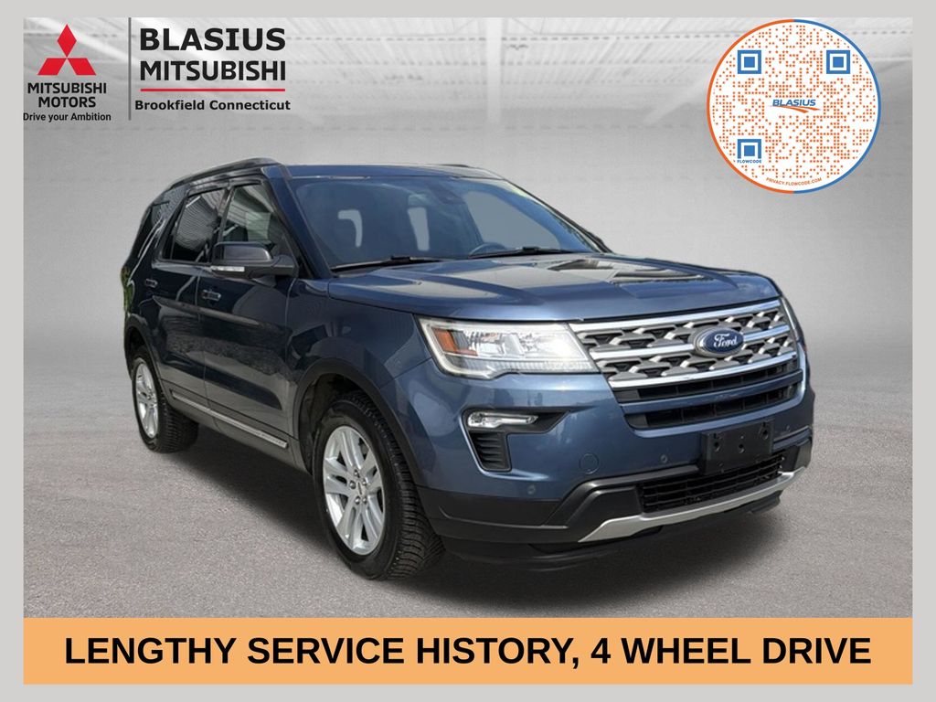 Blue Metallic 2018 Ford Explorer SUV / Crossover All-Wheel Drive 6-Speed Automatic
