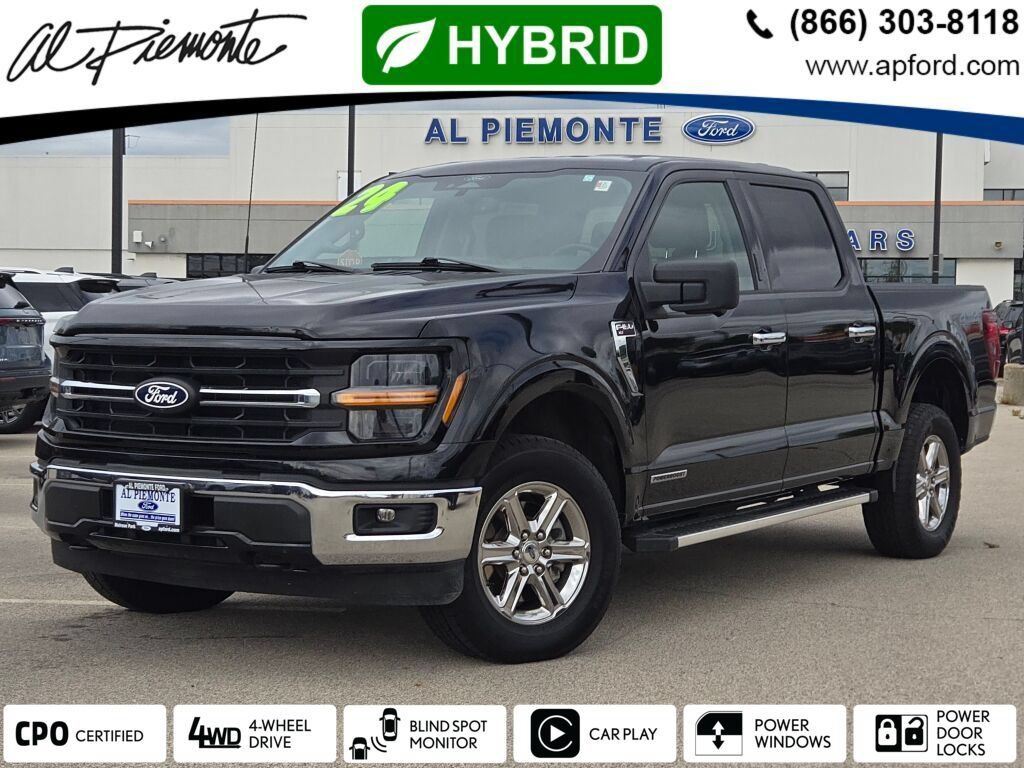 Black Metallic 2024 Ford F-150 Pickup Truck Four-Wheel Drive Automatic