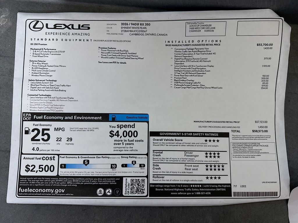 Thumbnail: 2026 Lexus RX - 9