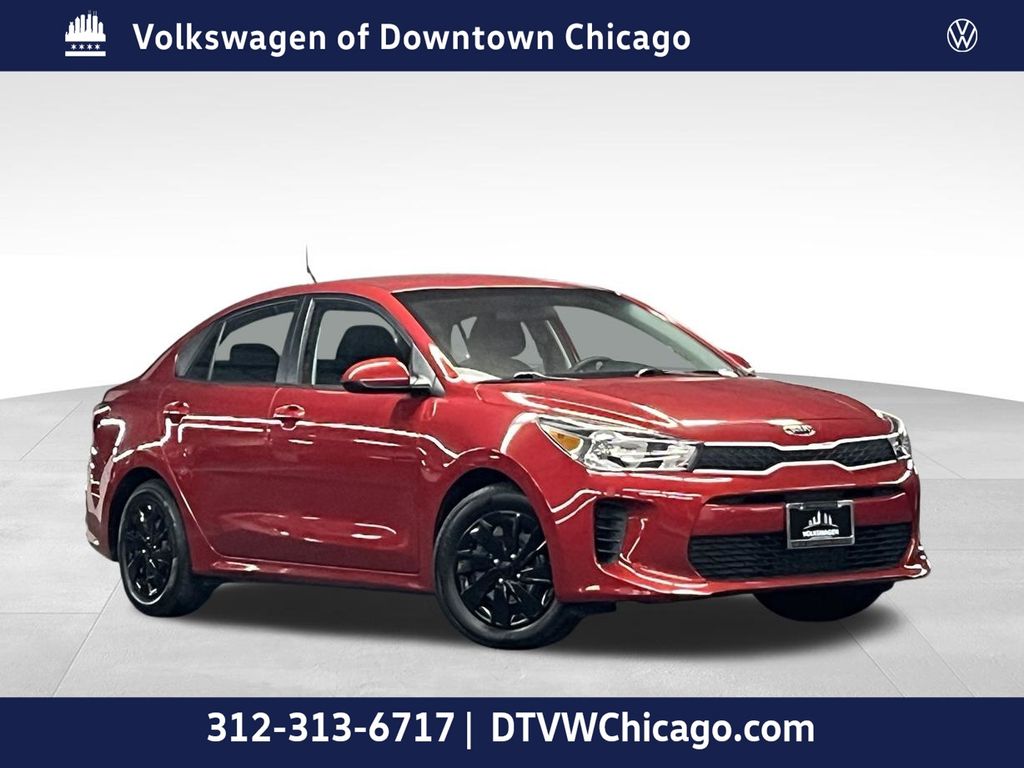 Currant Red 2019 Kia Rio Sedan Front-Wheel Drive 6-Speed Automatic