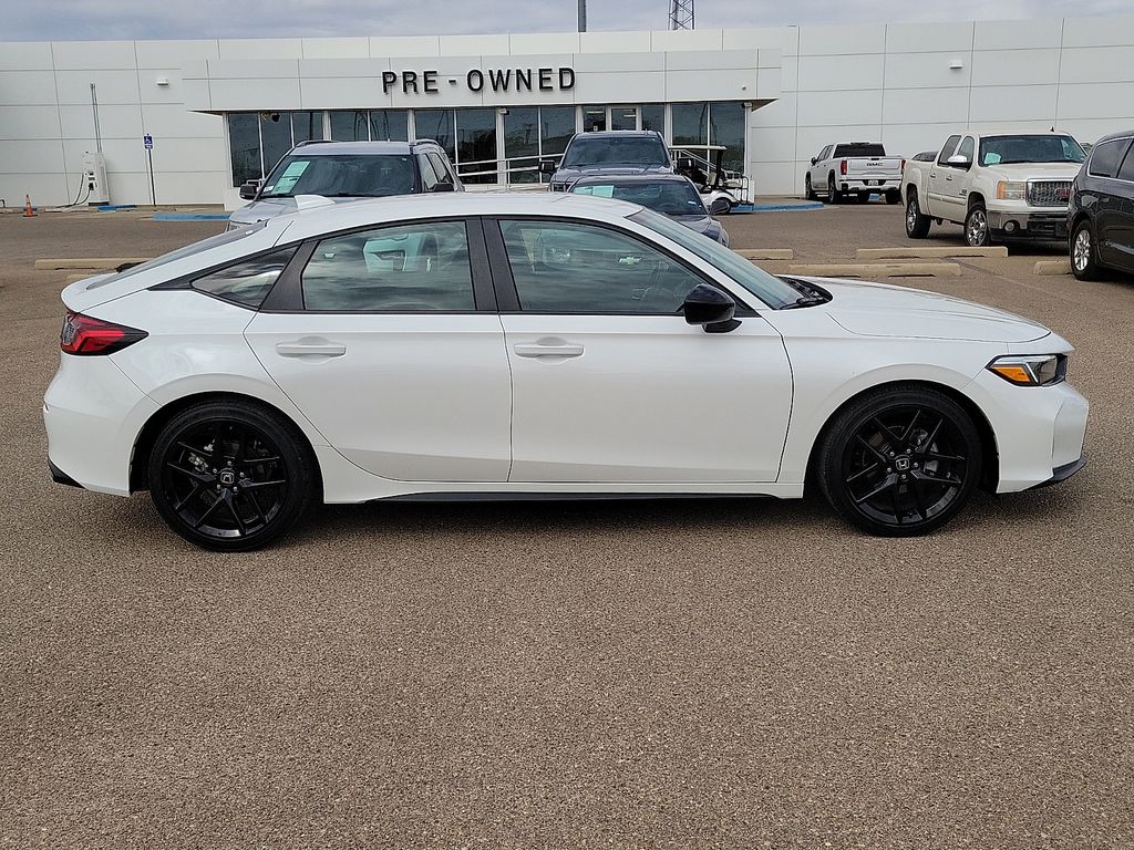 2025 Honda Civic Sport White at Brown Honda