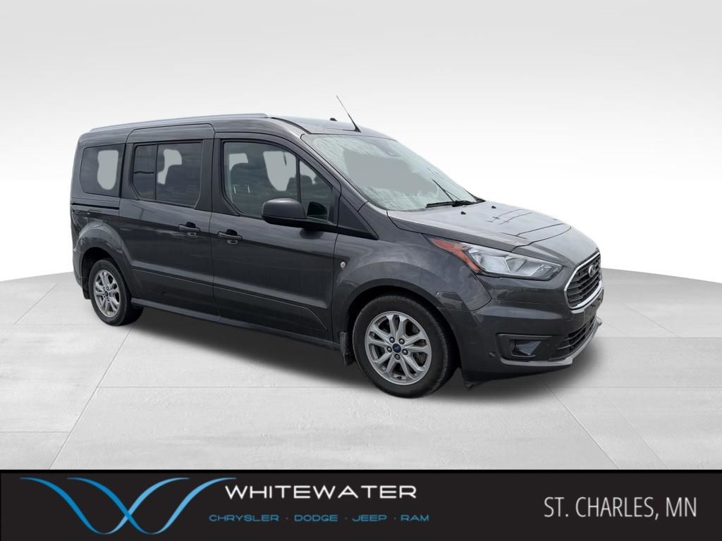 Gray (Magnetic) 2022 Ford Transit Connect Wagon XLT LWB FWD with Rear Liftgate Van Front-Wheel Drive 8-Speed Automatic