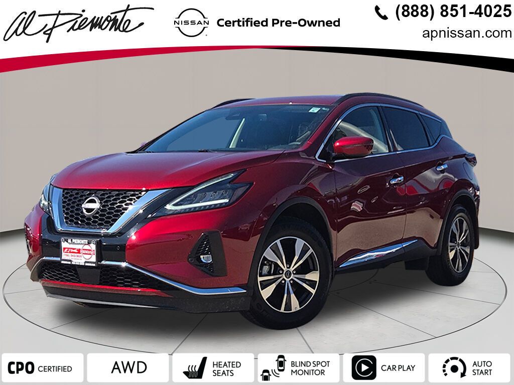 2024 Nissan Murano Rojo (Scarlet) SUV/Crossover Tracción en las cuatro ruedas Transmisión variable continua