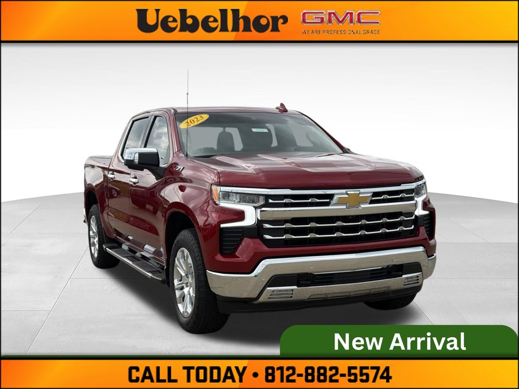 Radiant Red Tintcoat 2023 Chevrolet Silverado 1500 Pickup Truck Four-Wheel Drive Automatic