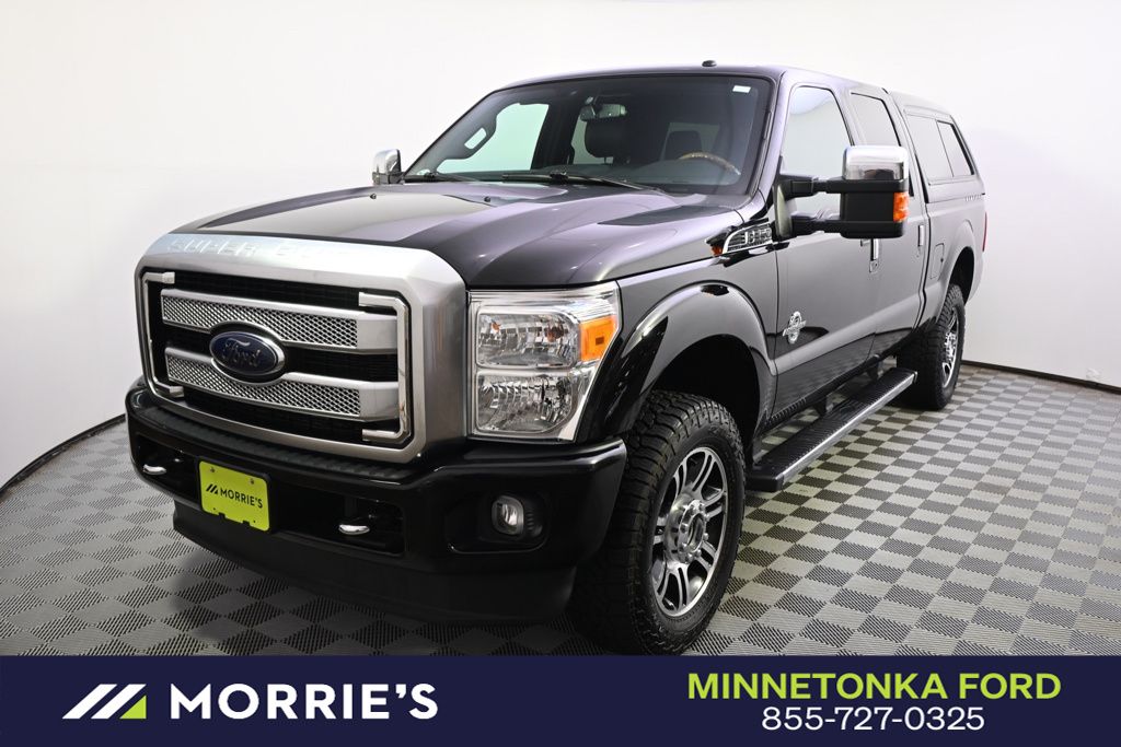 Shadow Black 2016 Ford F-350 Super Duty Platinum Crew Cab 4WD Pickup Truck Four-Wheel Drive 6-Speed Automatic