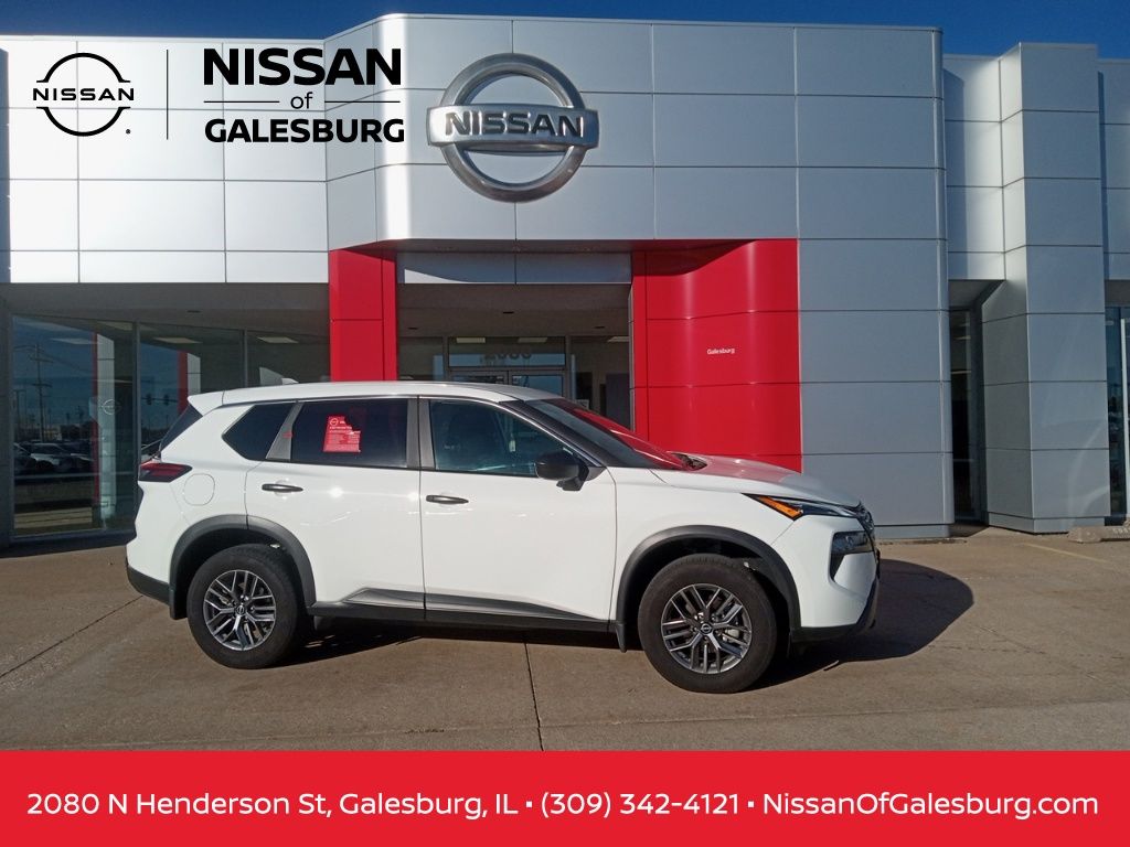 Glacier White 2025 Nissan Rogue SUV / Crossover All-Wheel Drive Continuously Variable Transmission