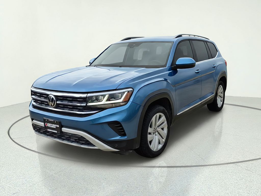 2021 Volkswagen Atlas SEL Blue at Wharton Ford