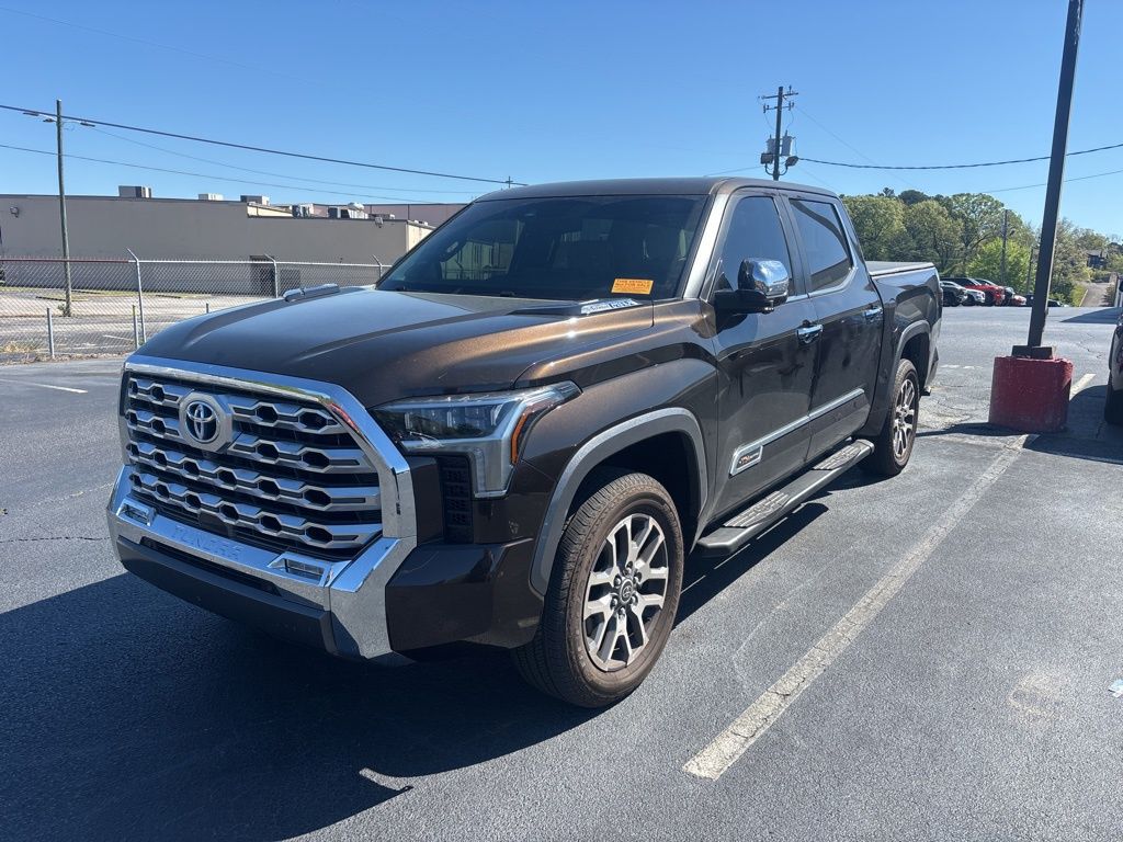 Smoked Mesquite 2024 Toyota Tundra Hybrid 1794 Edition HV CrewMax Cab 4WD Pickup Truck Four-Wheel Drive Automatic