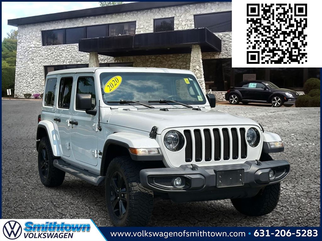 Bright White Clearcoat 2020 Jeep Wrangler SUV / Crossover Four-Wheel Drive 8-Speed Automatic