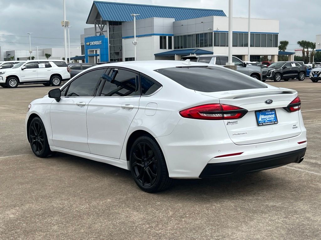 2020 Ford Fusion SE White at DeMontrond Ford