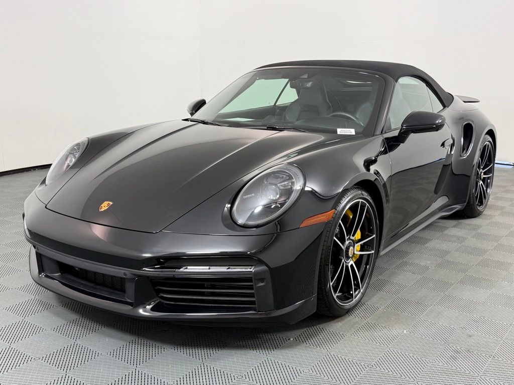 Black 2024 Porsche 911 Convertible All-Wheel Drive 8-Speed Automatic