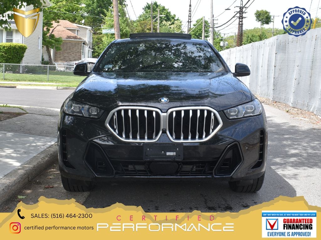 Black Sapphire Metallic 2025 BMW X6 xDrive40i AWD SUV / Crossover All-Wheel Drive 8-Speed Automatic