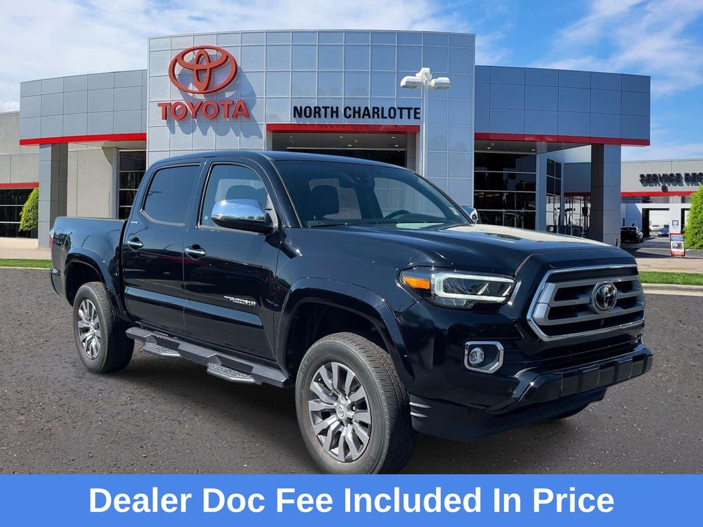 Midnight Black Metallic 2021 Toyota Tacoma Pickup Truck Four-Wheel Drive 6-Speed Automatic
