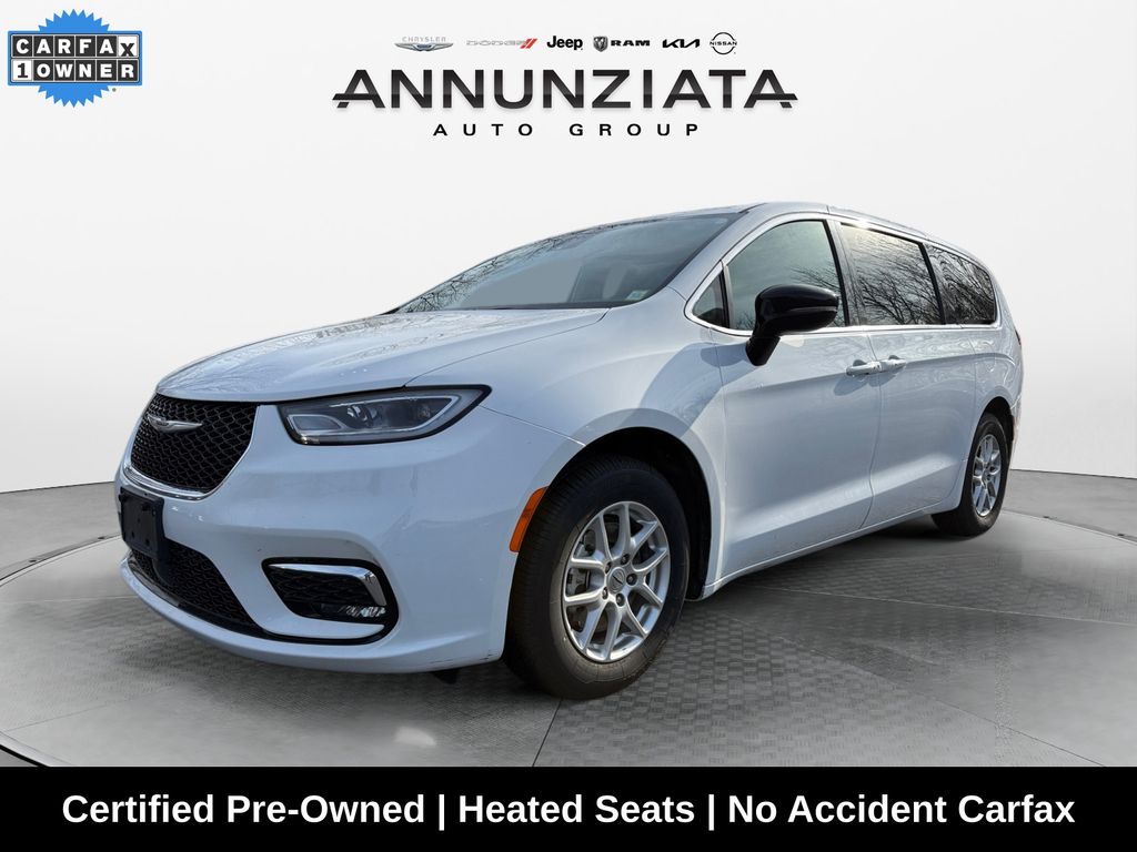 Bright White Clearcoat 2025 Chrysler Pacifica Minivan Front-Wheel Drive 9-Speed Automatic