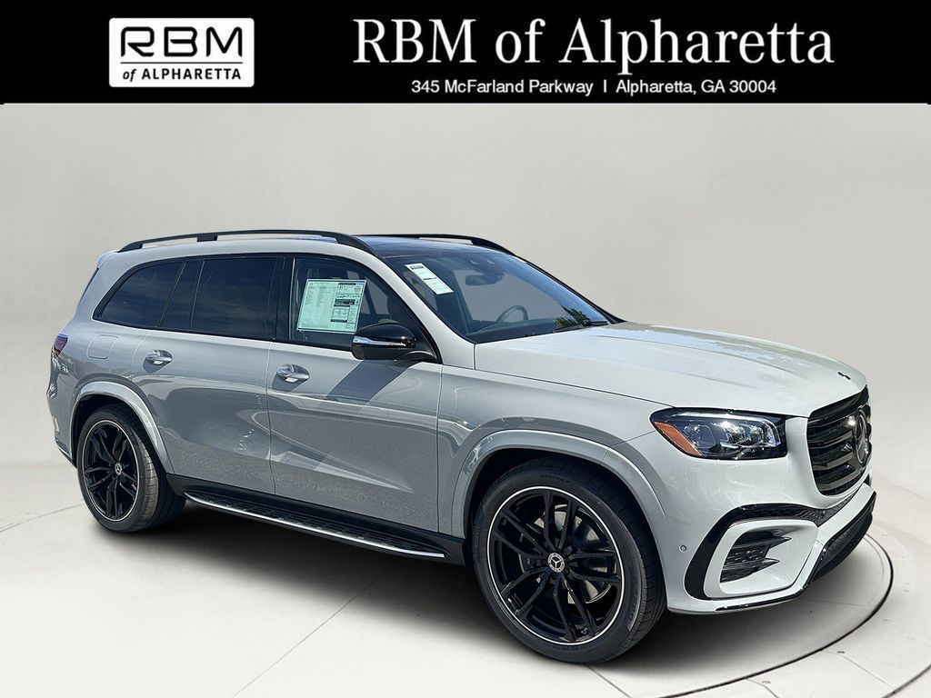 Gray (MANUFAKTUR Alpine Grey) 2026 Mercedes-Benz GLS 450 4MATIC SUV / Crossover All-Wheel Drive 9-Speed Automatic
