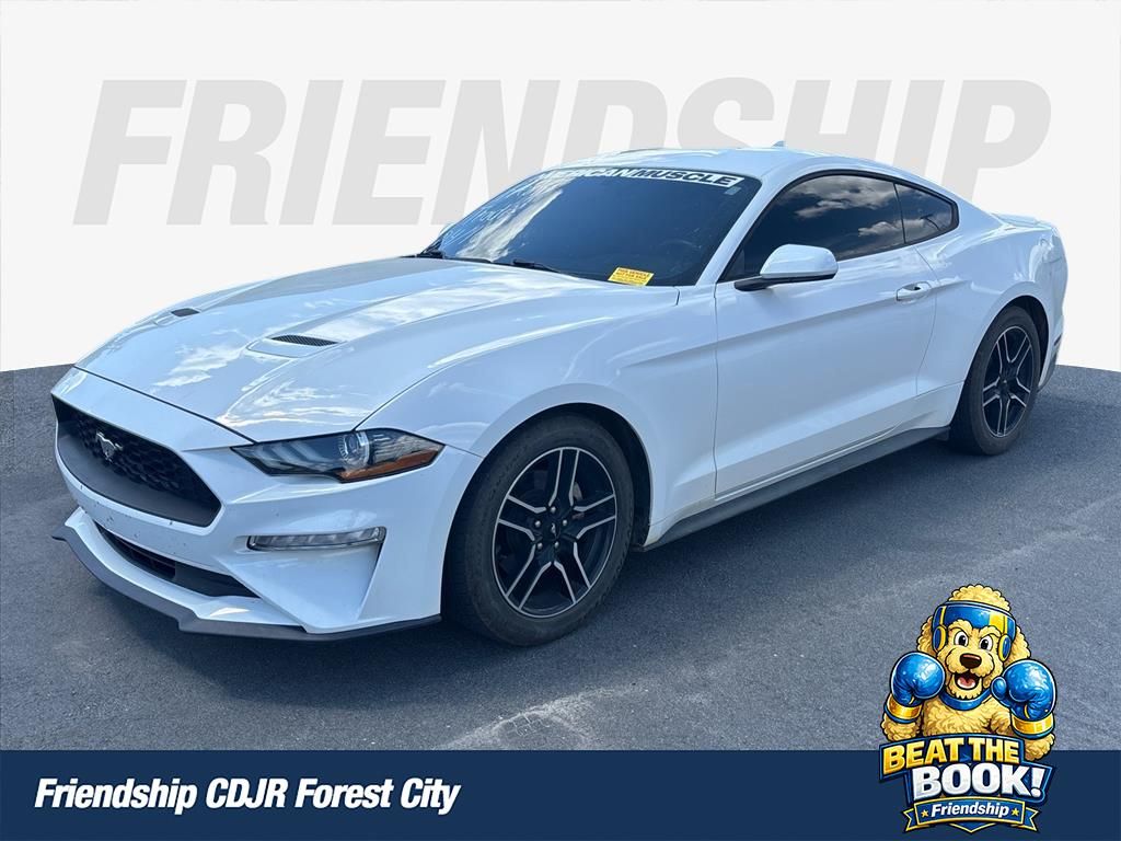 Oxford White 2020 Ford Mustang EcoBoost Coupe RWD Coupe Rear-Wheel Drive Automatic