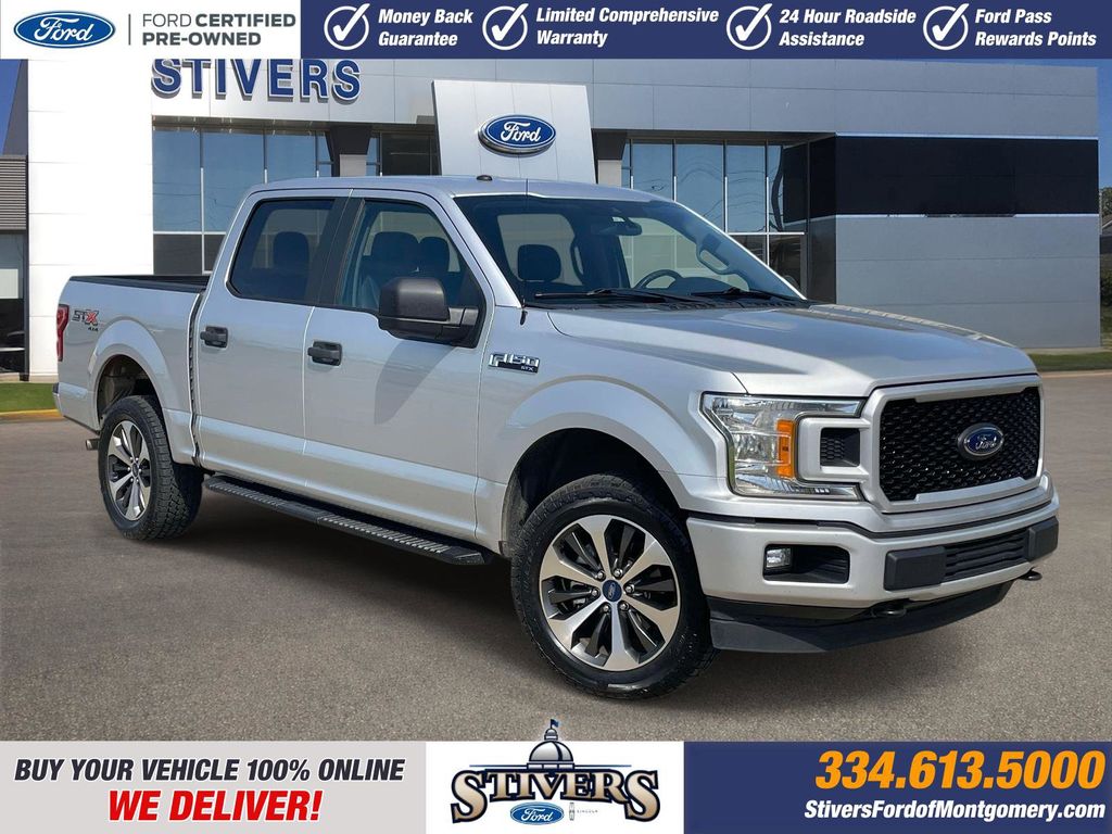 Ingot Silver 2019 Ford F-150 XL SuperCrew 4WD Pickup Truck Four-Wheel Drive Automatic
