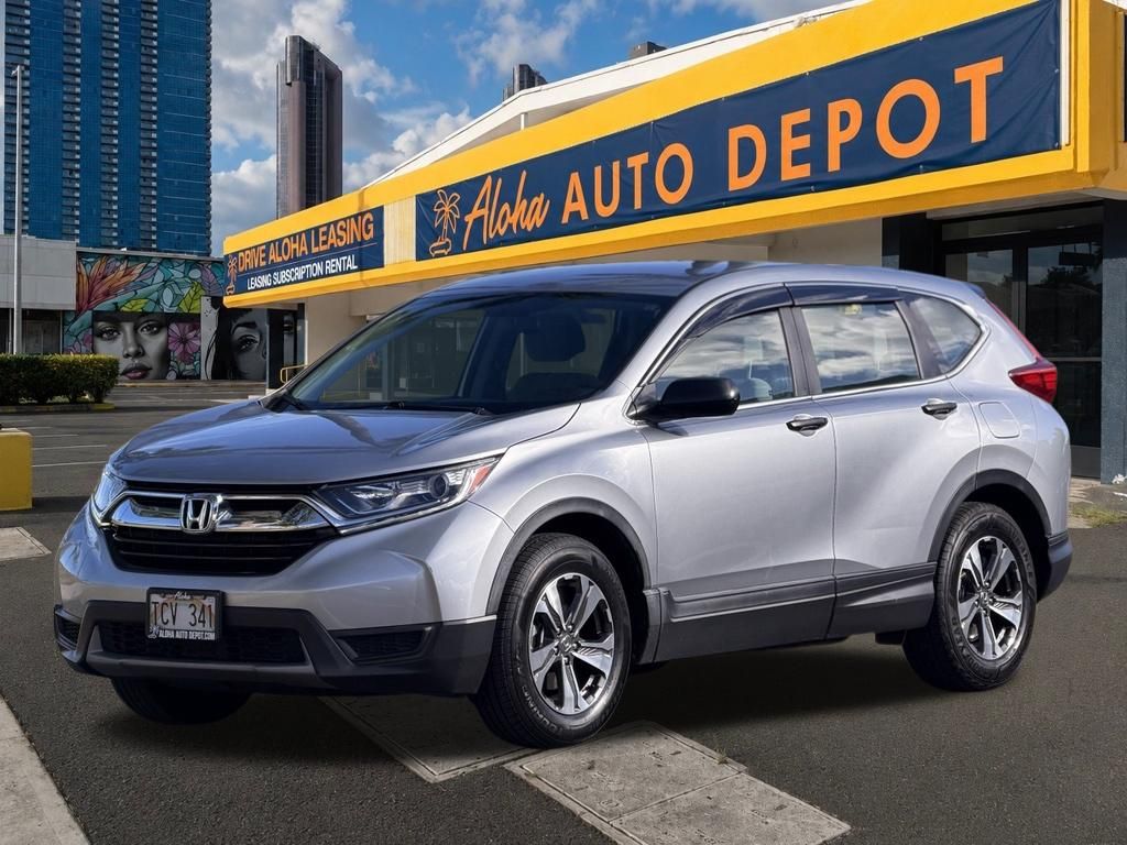 Silver Metallic 2017 Honda CR-V SUV / Crossover Front-Wheel Drive Continuously Variable Transmission