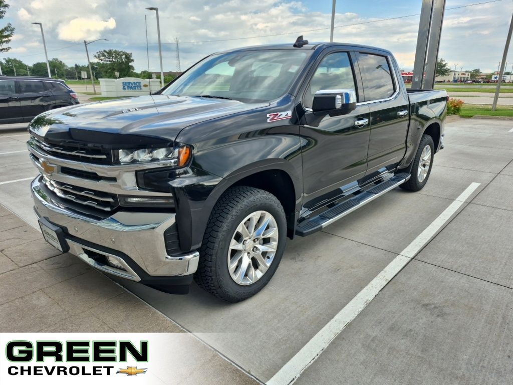 Black 2020 Chevrolet Silverado 1500 Pickup Truck Four-Wheel Drive Automatic