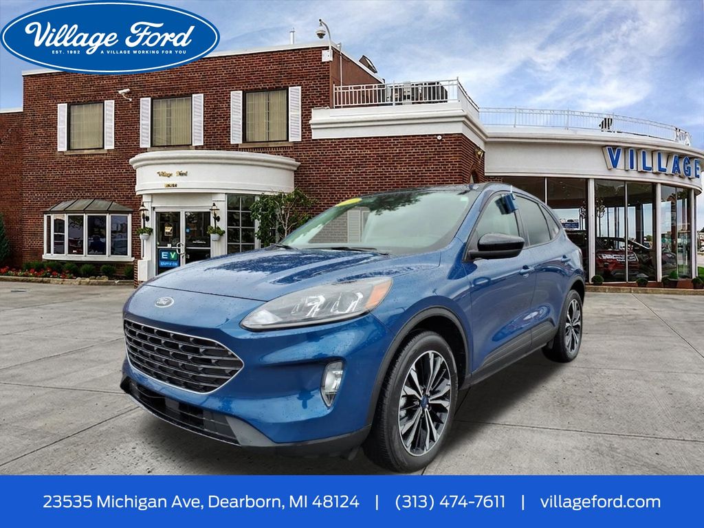 Blue Metallic 2022 Ford Escape SEL AWD SUV / Crossover All-Wheel Drive 8-Speed Automatic