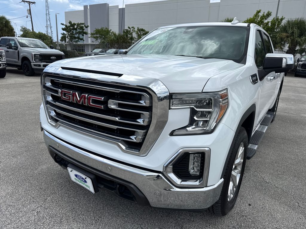 2020 Summit White GMC Sierra 1500 SLT 4X4 Truck