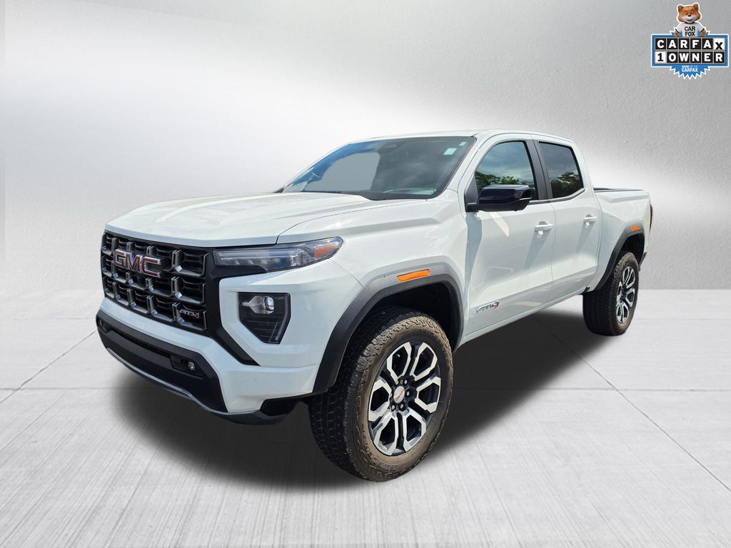 Summit White 2024 GMC Canyon Pickup Truck Four-Wheel Drive 8-Speed Automatic