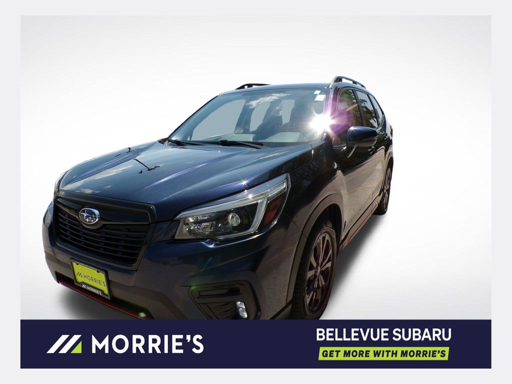 Dark Blue Pearl 2021 Subaru Forester SUV / Crossover All-Wheel Drive Continuously Variable Transmission