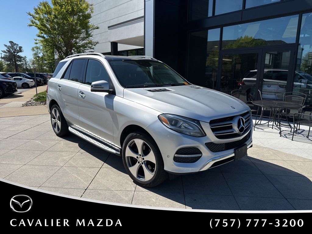 Diamond Silver Metallic 2016 Mercedes-Benz GLE 350 SUV / Crossover Rear-Wheel Drive Automatic