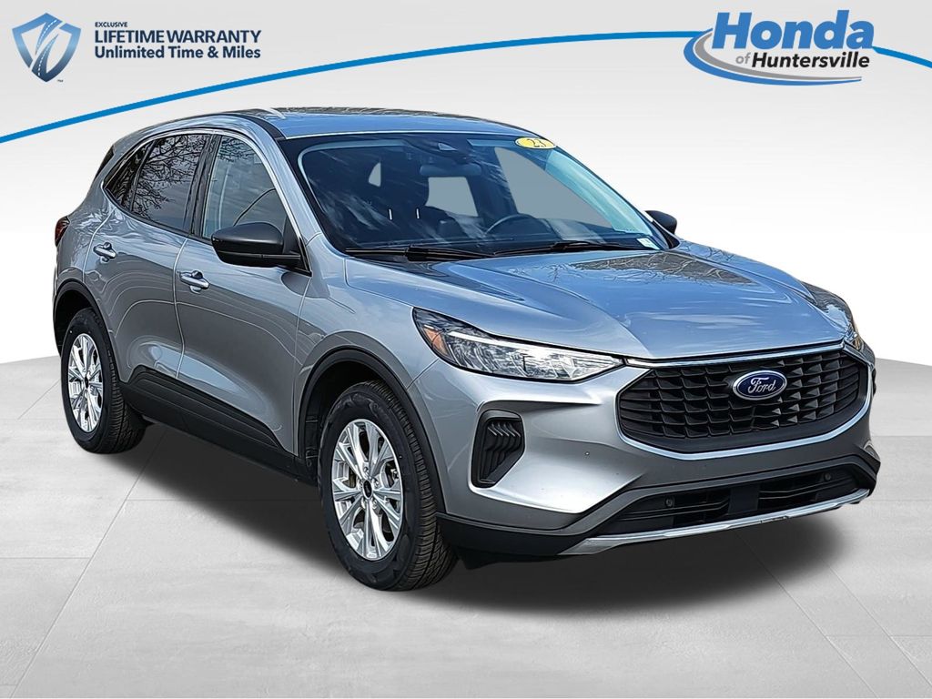 Silver Metallic 2023 Ford Escape Hybrid Active FWD SUV / Crossover Front-Wheel Drive Continuously Variable Transmission