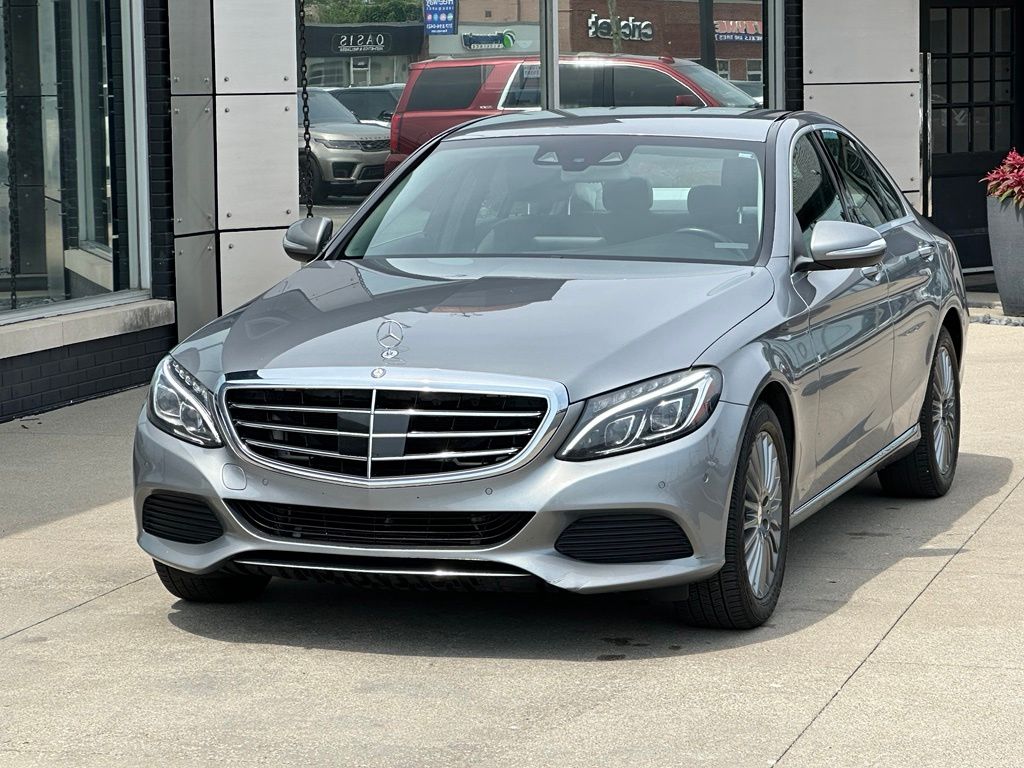 Silver 2015 Mercedes-Benz C-Class Sedan Rear-Wheel Drive 7-Speed Automatic