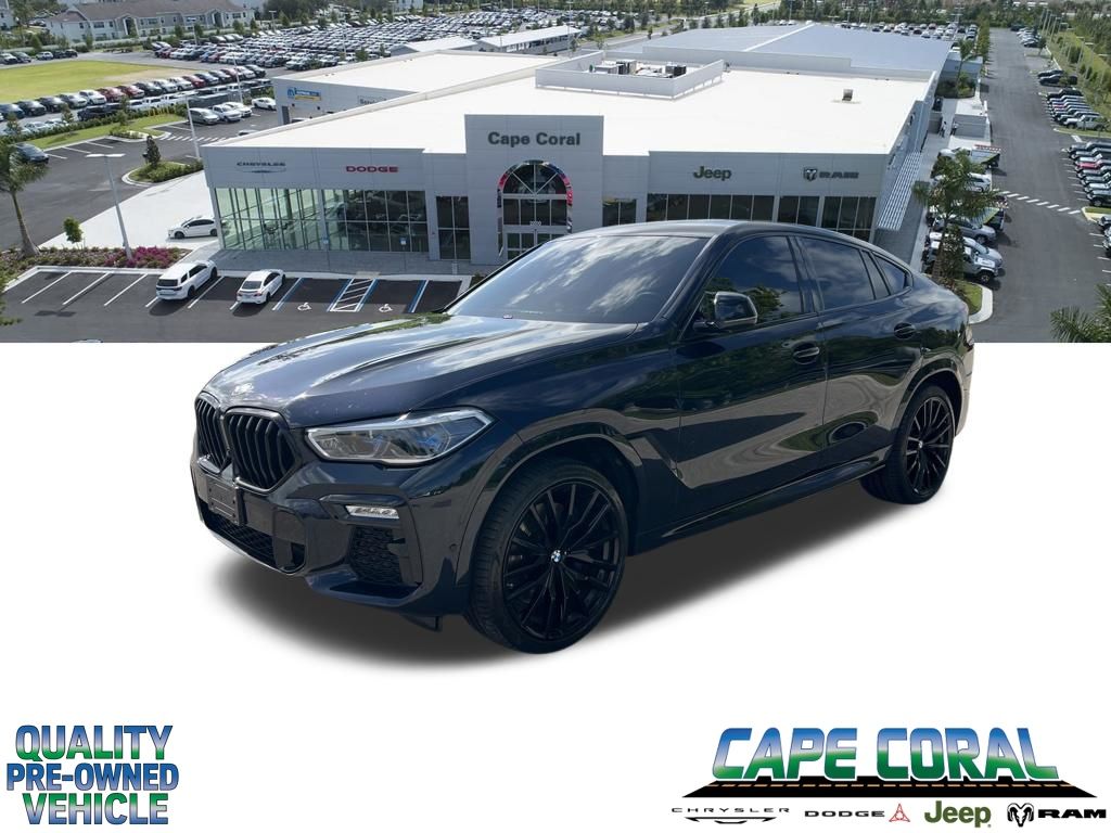 Carbon Black Metallic 2020 BMW X6 SUV / Crossover All-Wheel Drive 8-Speed Automatic